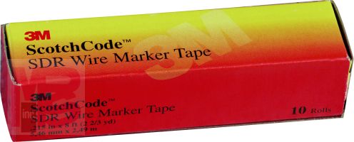 3M SDR-50-59 Wire Marker Tape Numbers 09383 - Micro Parts & Supplies, Inc.