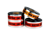 3M 410 Scotch(R) Detectable Buried Barricade Tape CAUTION BURIED TELEPHONE LINE BELOW  - Micro Parts & Supplies, Inc.