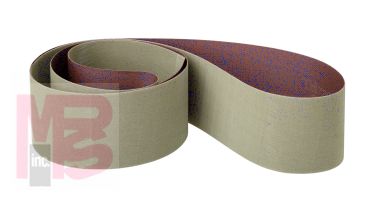 3M Trizact Cloth Belt 217EA  2 in x 48 in  Butt-Film Splice  A80 JE-weight