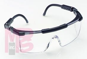 3M Nassau Rave Protective Eyewear 14450-00000-20 Clear Lens  Black Frame 20 EA/Case