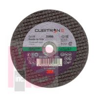 3M Cubitron II Cut-Off Wheel 33460  100 mm x 1 mm x 9.53 mm (4 in. x 0.04 in x 3/8 in)  5 wheels per carton  6 cartons per case