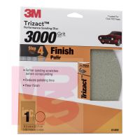 3M Trizact Performance Sanding Disc 1459  6 inch  3000 grit  20 per case