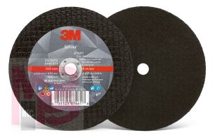 3M Silver Cut-Off Wheel 87461  T1 4 in x .035 in x 3/8 in 25 per inner 50 per case