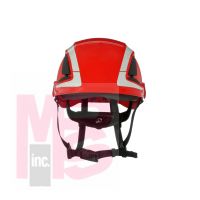 3M SecureFit Safety Helmet  X5005X-ANSI   Red  1Ea/Box  4 box/CS