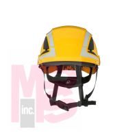 3M SecureFit Safety Helmet  X5002VX-ANSI   Yellow  vented  1Ea/Box  4 box/CS