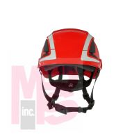 3M SecureFit Safety Helmet  X5005VX-ANSI   Red  vented  1Ea/Box  4 box/CS