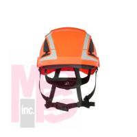 3M SecureFit Safety Helmet  X5007VX-ANSI   Orange  vented  1Ea/Box  4 box/CS