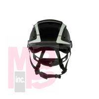 3M SecureFit Safety Helmet  X5012VX-ANSI   Black  vented  1Ea/Box  4 box/CS