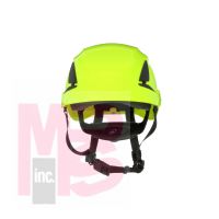 3M SecureFit Safety Helmet  X5014VX-ANSI   HVGreen  vented  1Ea/Box  4 box/CS