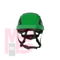 3M SecureFit Safety Helmet  X5004-ANSI   Green  10 EA/Case