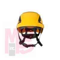 3M SecureFit Safety Helmet  X5002V-ANSI   Yellow  vented  10 EA/Case