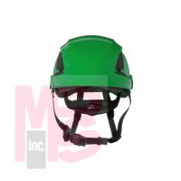 3M SecureFit Safety Helmet  X5004V-ANSI   Green  vented  10 EA/Case