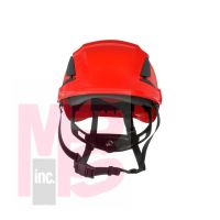 3M SecureFit Safety Helmet  X5005V-ANSI   Red  vented  10 EA/Case