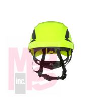 3M SecureFit Safety Helmet  X5014V-ANSI   HVGreen  vented  10 EA/Case