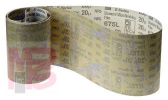 3M Diamond Microfinishing Film Belt 675L  1-1/2 in x 91 in  9 Micron