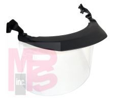 3M Peltor(TM) Clear Acetate MultiVisor(TM) Faceshield System V4D-10P, Face Protection with Anti-Fog Coating 10 ea/cs