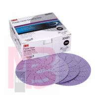 3M Purple Clean Sanding Hookit Disc 30461 5 in P600 50 discs per box 4 boxes per case