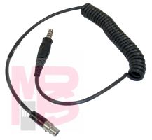 3M Peltor(TM) External Radio Patch Cord FL6BR, 1 ea/cs