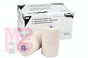 3M Veterinary Elastic Adhesive Tape 1364  4" x 3 yd Relaxed