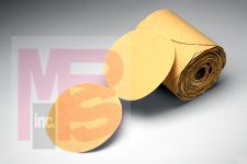 3M Stikit Gold Paper Disc Roll 216U  5 in x NH P400 A-weight  75 discs per roll 6 rolls per case