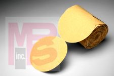 3M Stikit Gold Paper Disc Roll 216U  6 in x NH P360 A-weight  6 rolls per case