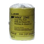 3M 236U Stikit Gold Disc Roll 1425 5 in P150A - Micro Parts &amp; Supplies, Inc.