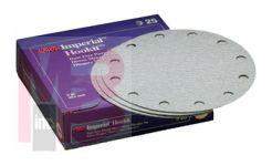 3M Imperial Hookit Dust-Free Disc 740I 1853  8 in  36E  25 discs per box  4 boxes per case