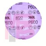 3M 360L Hookit Film Disc 5 in x NH P600 - Micro Parts &amp; Supplies, Inc.