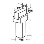 3M Grit Tool Diamond Impregnated Grit Dressing Tool 1/2 in x 1/4 in x 3/8 in Straight 7/16 shank - Micro Parts &amp; Supplies, Inc.