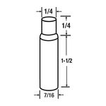 3M Grit Tool Diamond Impregnated Grit Dressing Tool 1/4 in x 3/8 in Cylindrical Straight Round 7/16 shank - Micro Parts &amp; Supplies, Inc.