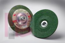 3M 55961 Green Corps Depressed Center Wheel 36 4-1/2 in x 1/4 in x 5/8-11 Internal - Micro Parts &amp; Supplies, Inc.