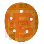 3M 255L Hookit Gold Film D/F Disc 5 in x NH 5 Holes P220 100 discs per box 4 boxes per case  - Micro Parts &amp; Supplies, Inc.