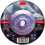 3M Silver Depressed Center Grinding Wheel 87397 T27 Quick Change 4.5 in x 1/4 in x 5/8-11 in ANSI 10 per inner 20 per case