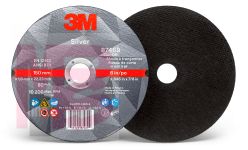 3M Silver Cut-Off Wheel 87469  T1 6 in x .045 in x 7/8 in 25 per inner 50 per case