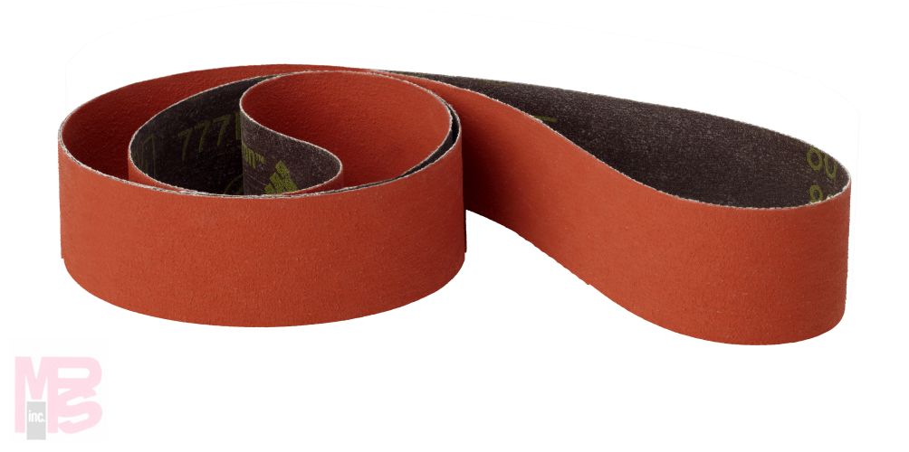 3M Cloth Belt 777F  6 in X 84 in  P18 YF-weight  C-Flex Sine-Lok Precision Roll Grinding  20 per case