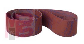 3M Trizact Cloth Belt 327DC  1 1/4  in X 132 in "B" Scalp  A65 X-weight  Filmlok Splice  50 per case