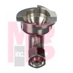 3M PPS Series 2.0 Adapter 26017  Type S10  1/4 Female  R-Angle 19 Thread BSP for Side Cup Mount  4 per case