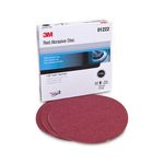 3M 01222 Red Abrasive Hookit Disc 6 in P180 - Micro Parts &amp; Supplies, Inc.