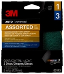 3M 03113 Sanding Discs 5 in Assorted Grit - Micro Parts &amp; Supplies, Inc.