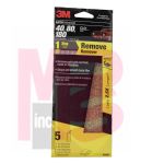 3M Sandpaper 3039  Assorted Coarse Grit  3 2/3 inch x 9 inch