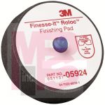 3M 5924 Finesse-it Roloc Finishing Pad 3 in - Micro Parts &amp; Supplies, Inc.