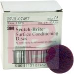 3M Scotch-Brite Surface Conditioning Disc 07457  2 in x NH A MED  25 per box 4 boxes per case