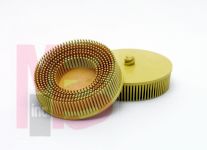 3M 18736 Scotch-Brite Roloc Bristle Disc 3 in x 5/8 Tapered 80 - Micro Parts &amp; Supplies, Inc.