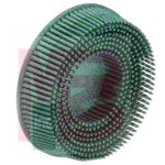 3M 18737 Scotch-Brite Roloc Bristle Disc 3 in x 5/8 Tapered 120 - Micro Parts &amp; Supplies, Inc.