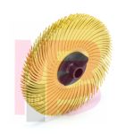 3M RB-ZB Scotch-Brite Radial Bristle Disc Thin Bristle 3 in x 3/8 in 80 - Micro Parts &amp; Supplies, Inc.