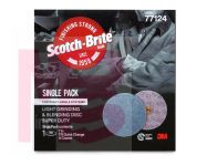 3M Scotch-Brite Light Grinding and Blending Disc 77124  TN Quick Change  7 in x NH  Super Duty  A CRS  Single Pack 10 per case