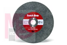 3M Scotch-Brite EXL PRO Unitized Wheel  8 in x 4.2 mm x 1-1/2 in 8A CRS 10 per case