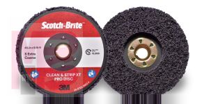 3M Scotch-Brite Clean and Strip XT Pro Disc  TN Quick Change  4-1/2 in x 5/8 in-11  S XCS  10 per case