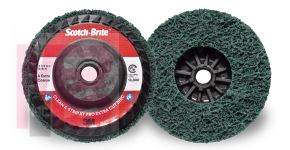 3M Scotch-Brite Clean and Strip XT Pro Extra Cut Disc  T27 Quick Change  4-1/2 in x 5/8 in-11  A XCS  10 per case