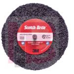 3M Scotch-Brite Clean and Strip XT Pro Disc  Shaft Mount  4 in x 1/2 in x 1/4 in  S XCS  10 per case